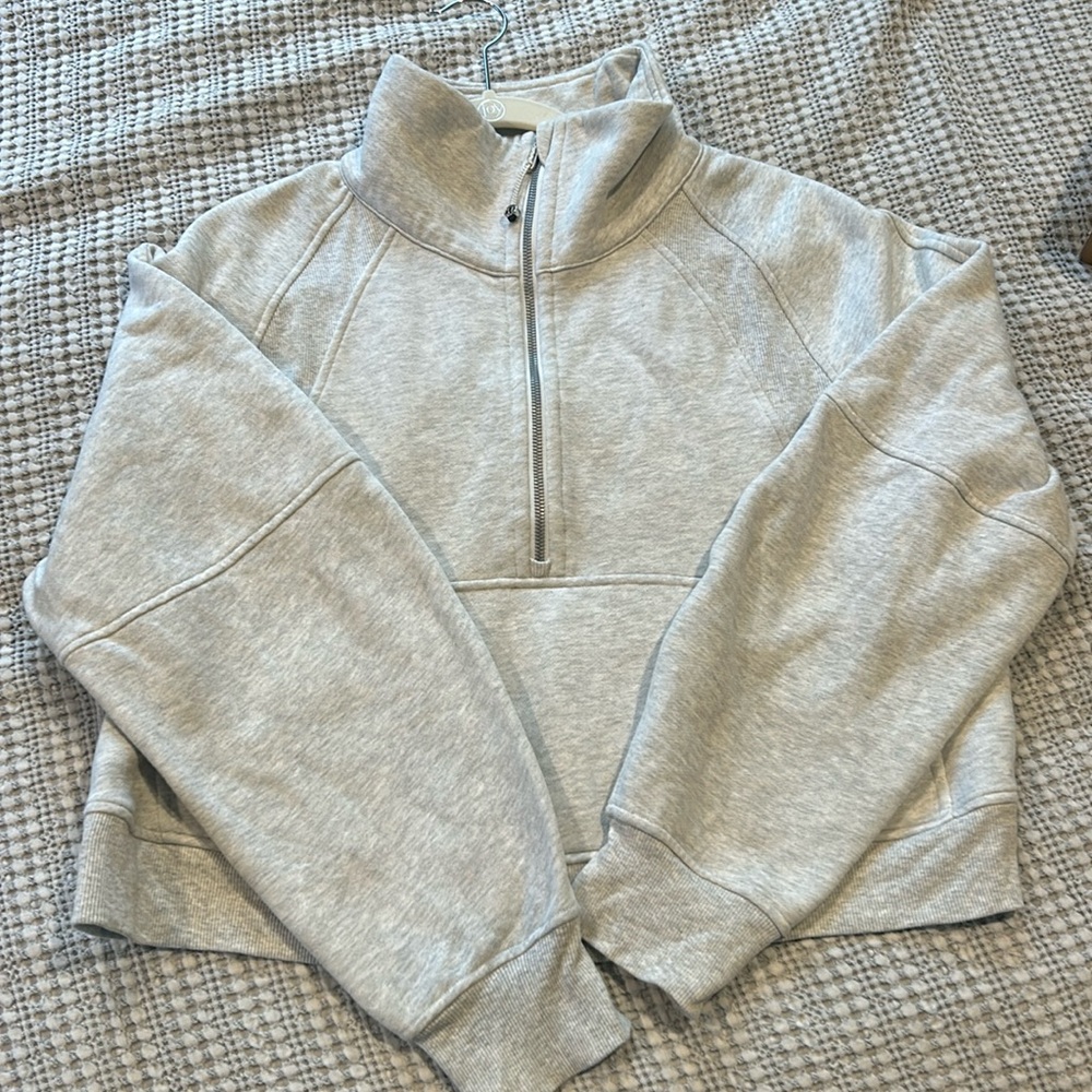 Lululemon Scuba oversized funnel neck half zip